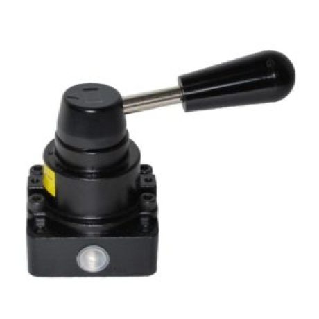 Van tác động tay Parker HV-4200-8 4 cổng và 3 vị trí, Ren 1/4" ( 13mm )