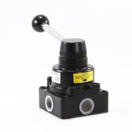 Van tác động tay Parker HV-4400-15 4 cổng và 3 vị trí, Ren 1/2" ( 21mm )