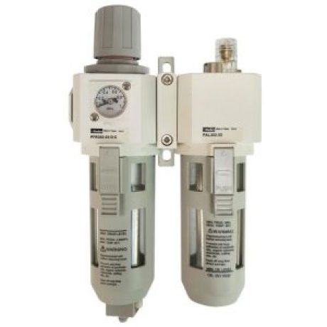 Bộ Lọc Khí - Chỉnh Áp - Cấp Dầu Xả Tay Parker Size 1/4 PCA302-02