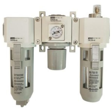 Bộ Lọc Khí - Chỉnh Áp - Cấp Dầu Xả Tay Parker Size 3/8 PCB302-03