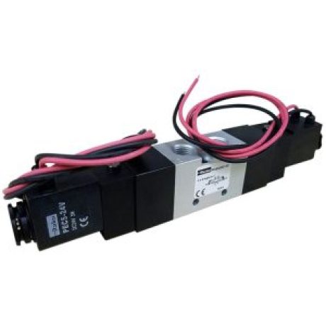 Van điện từ Parker PHS-520C-02-220V 5 cửa 3 vị trí, 2 Coil, Ren 13